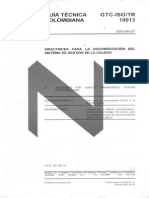 GTC-10013 Directrices para La Documentacion Del SGC PDF