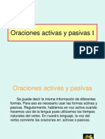 Oracionesactivasypasivas 111012125405 Phpapp01