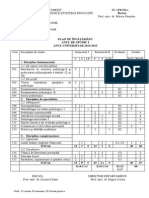 Plan Invatamant 2014-2015 (Credite) PDF