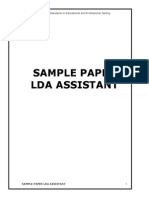 Sample Paper Lda Assistant