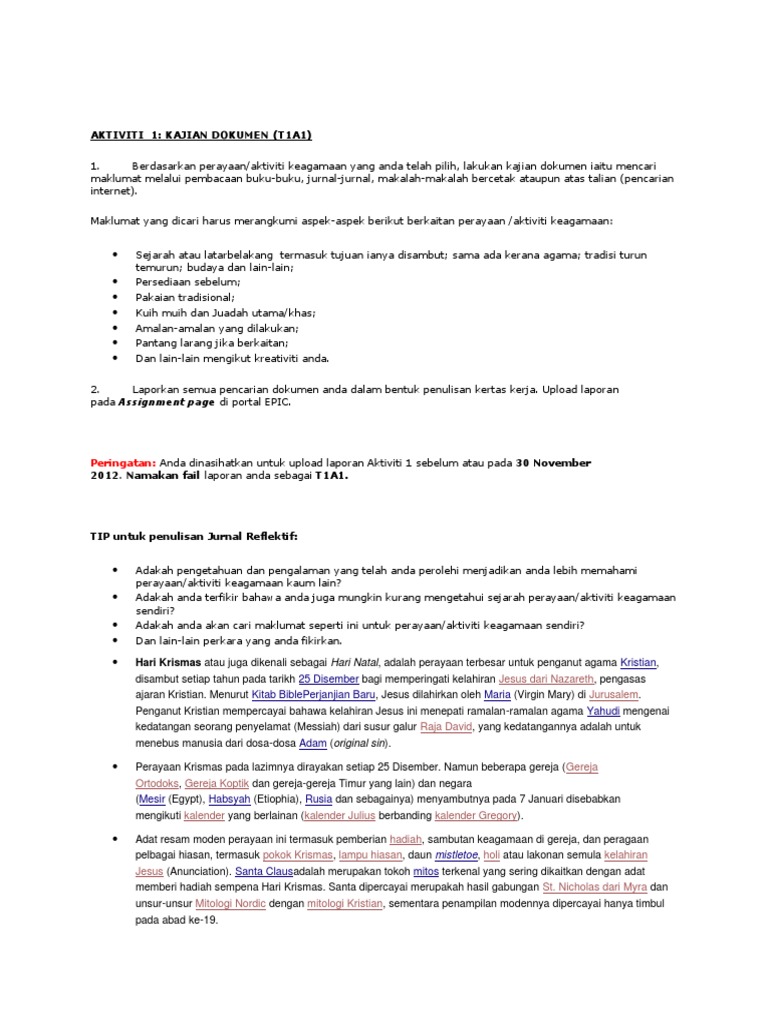 Perayaan Krismas Pdf