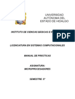 Manual de Practicas de Microprocesadores