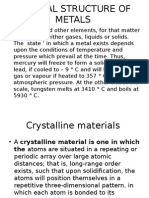 Crystal Structure of Metals