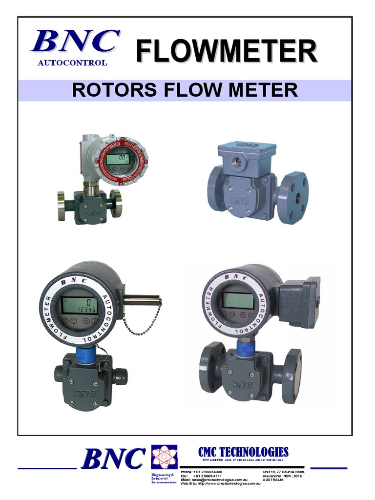 CMC Technologies Flow Meter Overview | PDF | Technology & Engineering