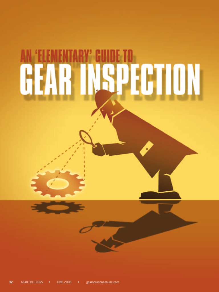 Gear Inspection Technique PDF Gear Numerical Control