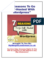 Self Hosted Wordpress Blog