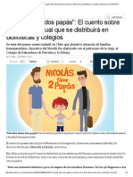 'Nicolás Tiene Dos Papás' - El Cuento Sobre Diversidad Sexual Que Se Distribuirá en Bibliotecas y Colegios - Nacional - LA TERCERA PDF