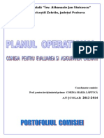Plan Operational 2013-2014