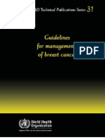 Guidelines Management For Breast Cancer-WHO