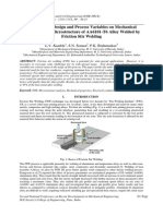 Effect of Tool Design and Process Variables on Mechanical