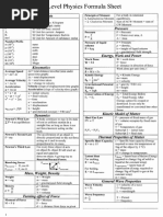 Physics O Level Definition