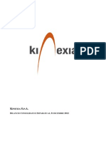 Gr. KNX Bilancio Separato e Consolidato 2012
