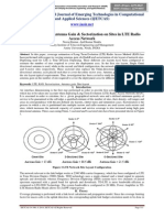 Effect of Varying Antenna Gain & Sectorization On Sites in LTE Radio