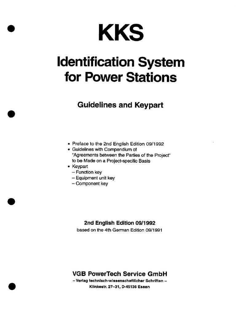 KKS VGB | PDF