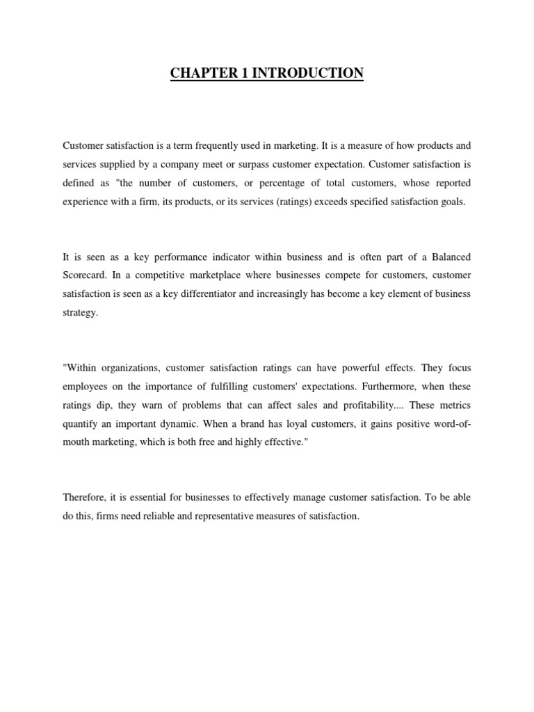 Customer Satisfaction in Beverage Marketing | PDF
