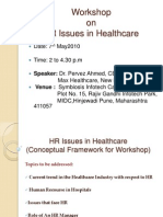 HR Issues in Healthcare