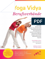 Berufsverband Der Yoga Vidya Lehrer (BYV) Verbandsbroschüre