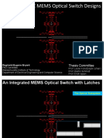 Integrated HIC MEMS Optical Switch Designs: Thesis Committee