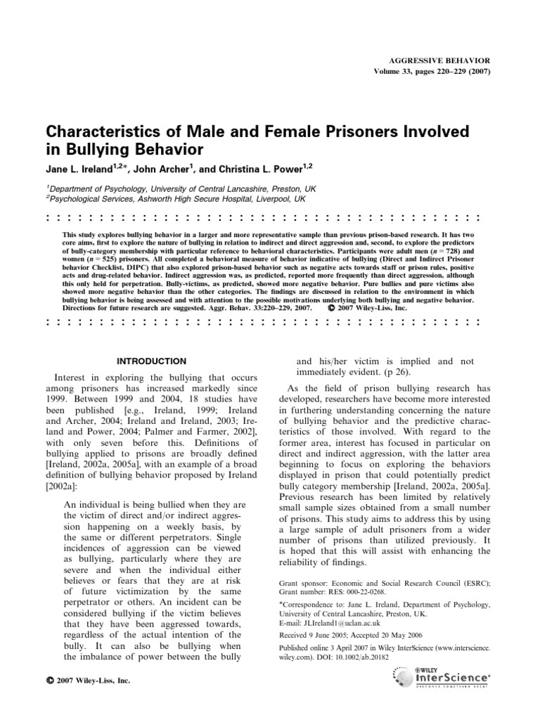 Bullying aggression essay 07 picture