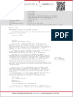 Creación Televisión Nacional de Chile (TVN) - Ley N°19.132 de 1992 PDF