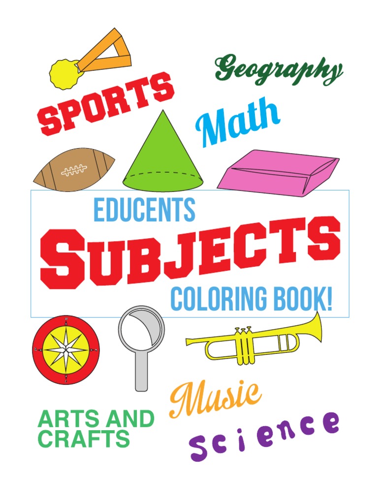 Subjects Coloring Book | PDF