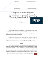 WalterBenjamin - Analisis Tesis Sobre La Historia PDF