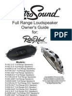Revised Retro Sound Speaker Manual 09 21 09