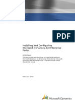 Install and Configure a Microsoft Dynamics AX Enterprise Portal server.doc