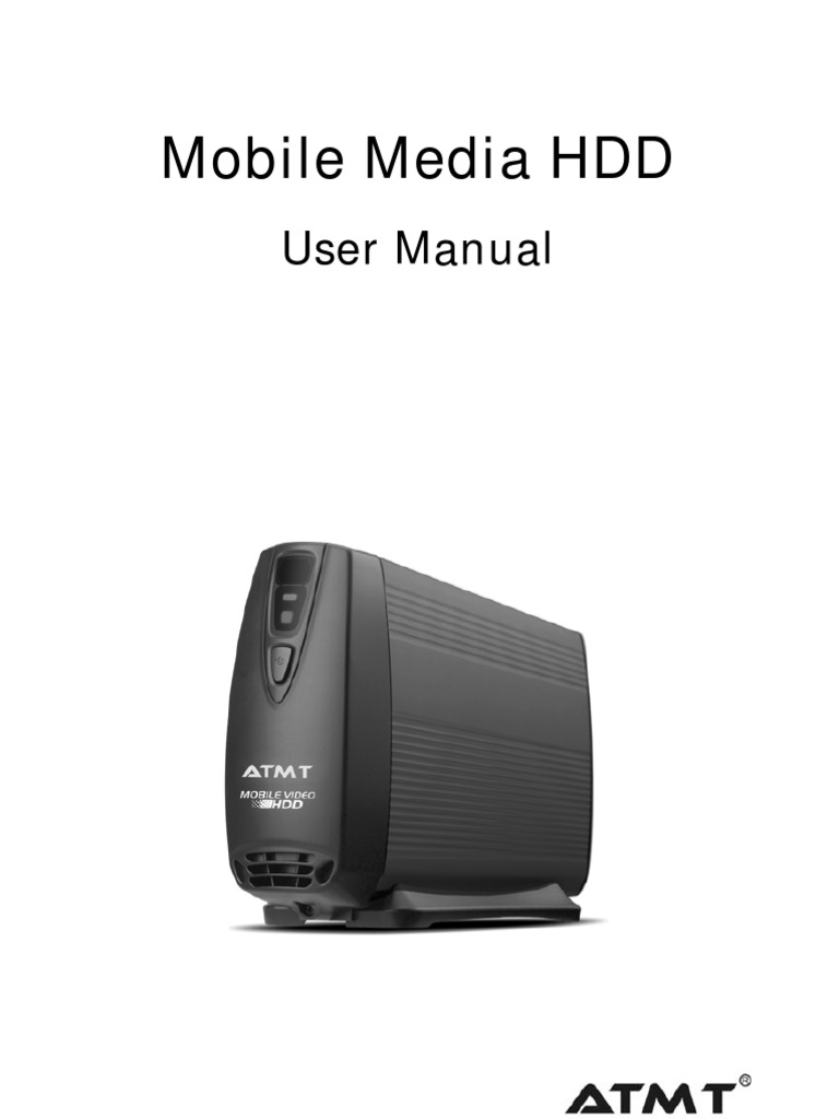 ATMT Mobile Media HDD (Model H855) PDF File System Computer File