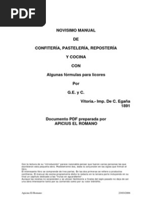Novisimo Manual De Confiteria Pasteleria Reposteria Y Cocina Por G E Y C 11 Pdf Alimentos Libros De Cocina Comidas Y Vinos