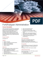 FortiAnalyzer Course Description-Online PDF