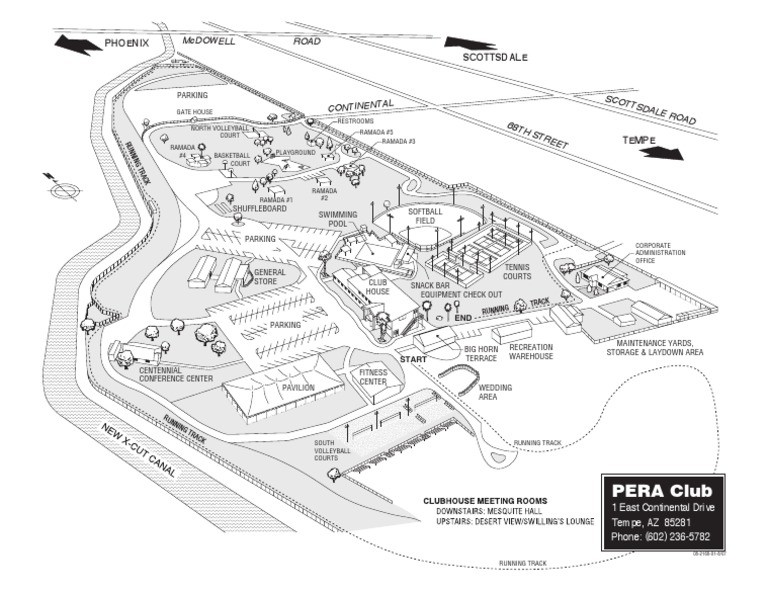Pera Club Map and Facilities Overview | PDF