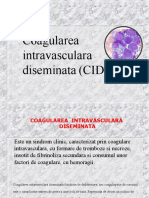 Coagularea Intravasculara Diseminata (CID)