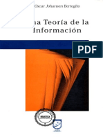 Una Teoria de La Informacion - Bertoglio, Oscar Johansen PDF