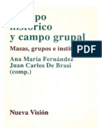 Tiempo Historico y Campo Grupal PDF