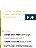 Network Monitoring and Measurement