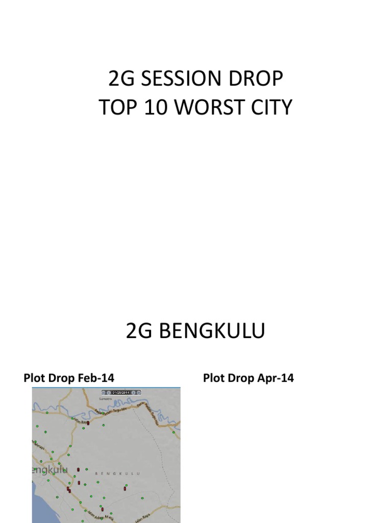 2G Session Drop: Top 10 Cities | PDF | Travel