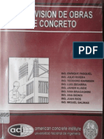 Supervision de Obras de Concreto PDF