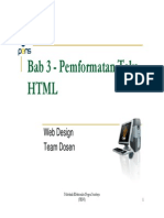 Pemformatan Teks HTML