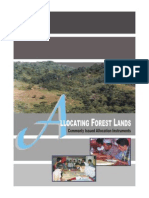 Allocating Forest Lands - Commonly Issued Allocation Instruments