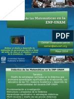 Didáctica de las Matemáticas ENP-UNAM
