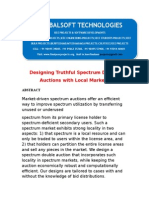 IEEE 2014 DOTNET NETWORKING PROJECT Designing Truthful Spectrum Double Auctions With Local Markets