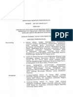 Keputusan Menteri Perhubungan Nomor KP 725 Tahun 2014 Tentang Perubahan Atas Keputusan Menteri Perhubungan Nomor KP 414 Tahun 2013 Tentang Penetapan Rencana Induk Pelabuhan Nasional