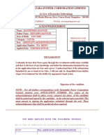 Karnataka Power Corporation job application