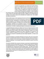 La Alimentación Es Uno de Los Factores Más Importantes en La Cohesión de Los Grupos Humanos