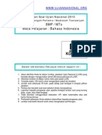 Soal Un Bahasa Indonesia SMP 2012 PDF