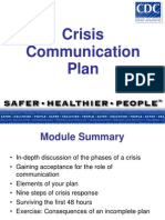 Crisis Communication Plan