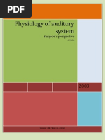 Download Physiology of Auditory System by Dr T Balasubramanian SN24471868 doc pdf