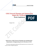 77845383 45977861 GSM Network Planning and Optimization Single Site Verification Work Guidebook V1 0
