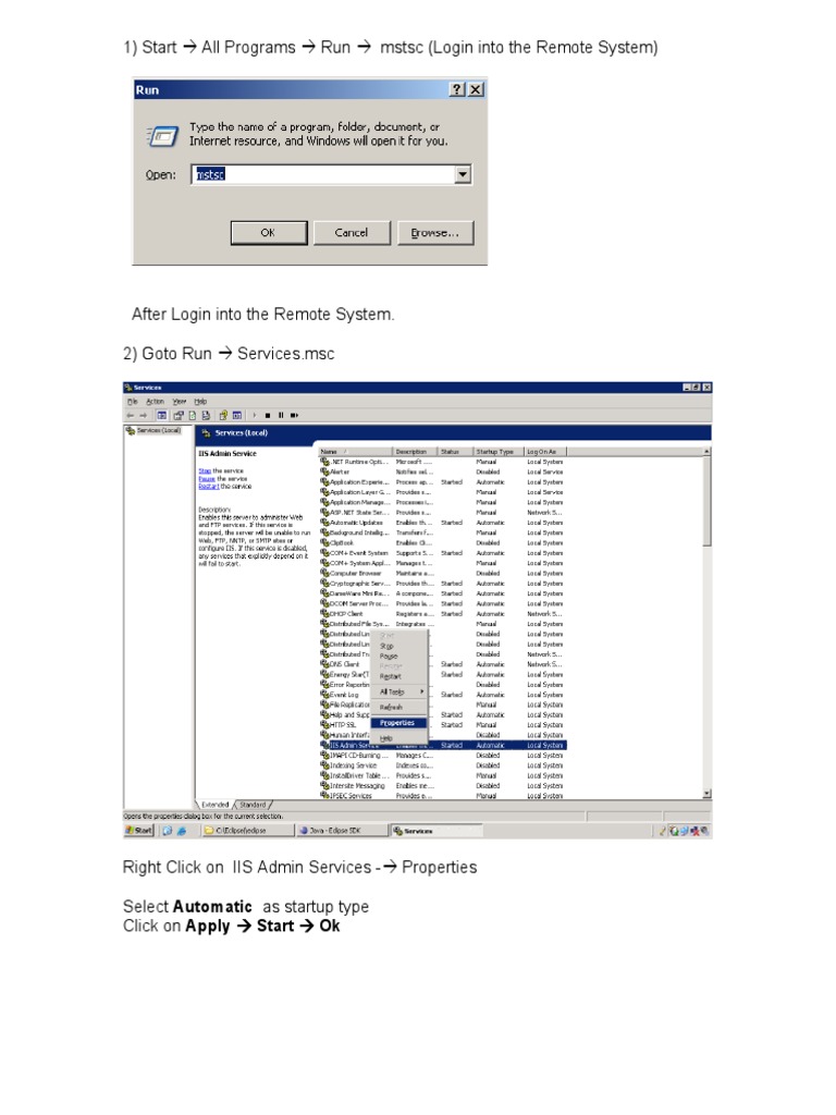 Configuring IIS for Web Access | PDF | Finance & Money Management ...